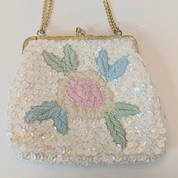 LA REGALE Vintage 1960's Hand Made Evening Bag - Picture 4 of 6